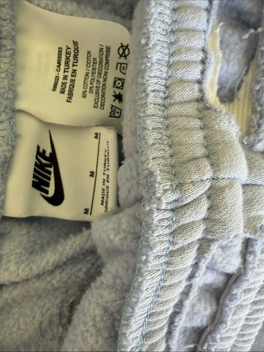 Nike Light Lavender Hoodie & Shorts Set with Pastel Floral Appliqués